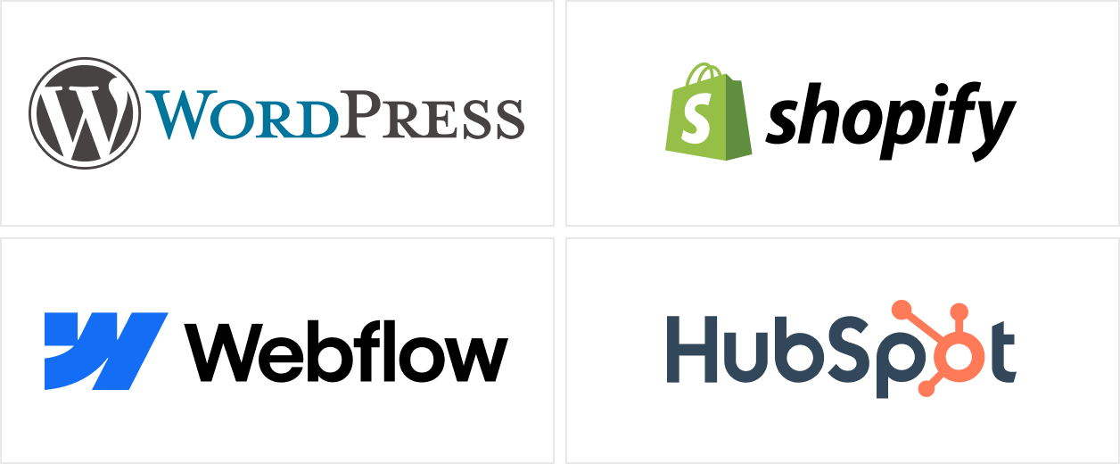 logos of supported platforms